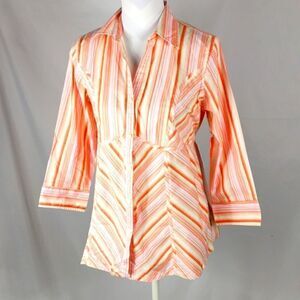 Announcements Maternity Striped Blouse 